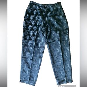 Kate Hill Cropped Black Party Pants 🎊 👖Sz:16W